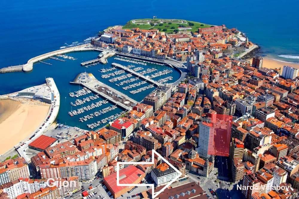 Ferienwohnung Puerto Deportivo Centro - Wifi Gijón Exterior foto